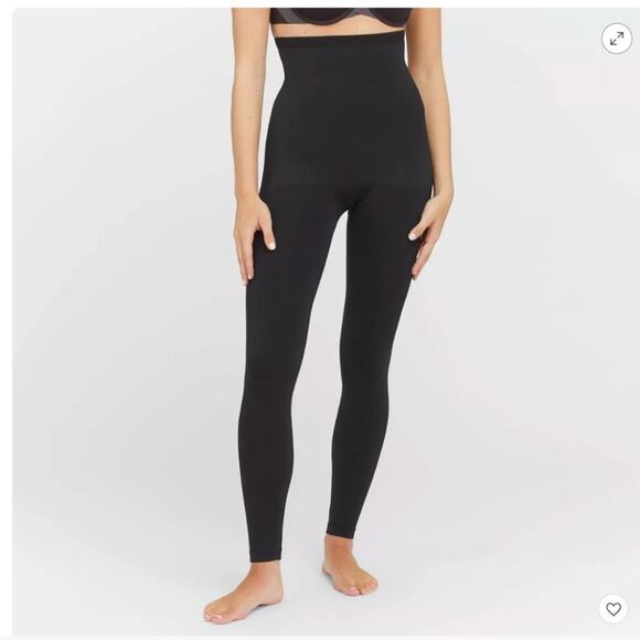 Assets By Spanx Pants - Assets by Spanx High- Waist Seamless Black Leggings size 1X